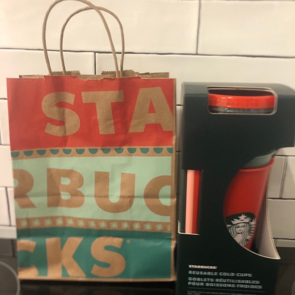 Starbucks Holiday ‘20 Limited Ed Reusable Cold Set - Picture 5 of 5